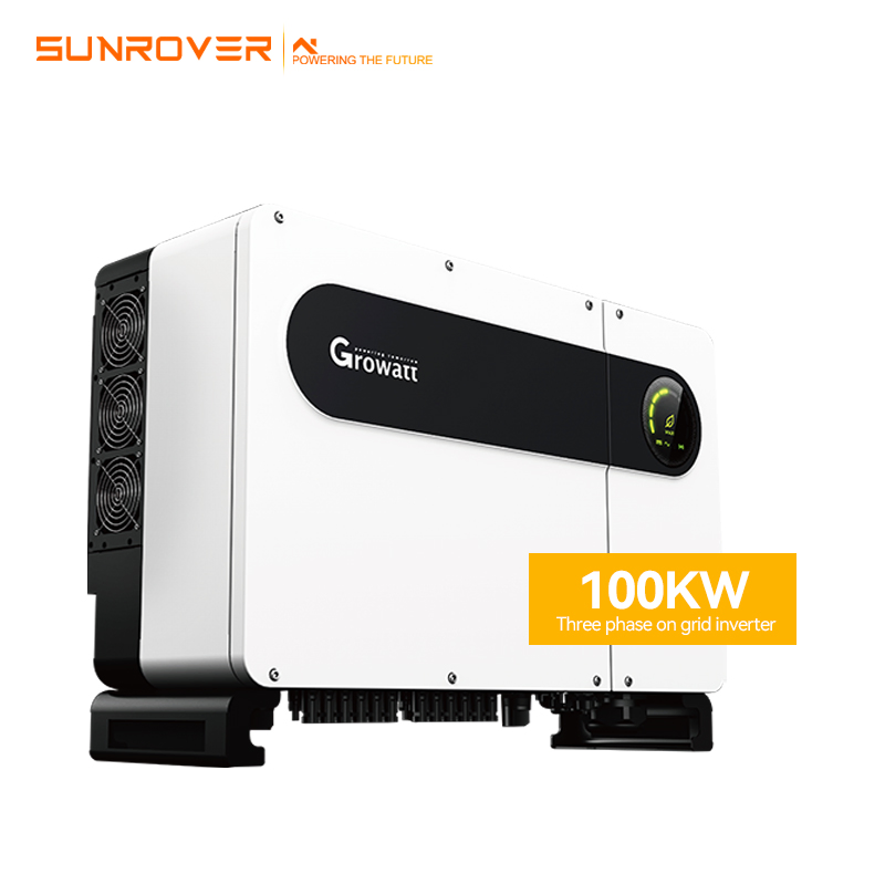Inversor de Almacenamiento de Energía Industrial y Comercial Growatt en Red con Paneles Solares y Uso de Batería para el Hogar 100kw 125kw 250kw