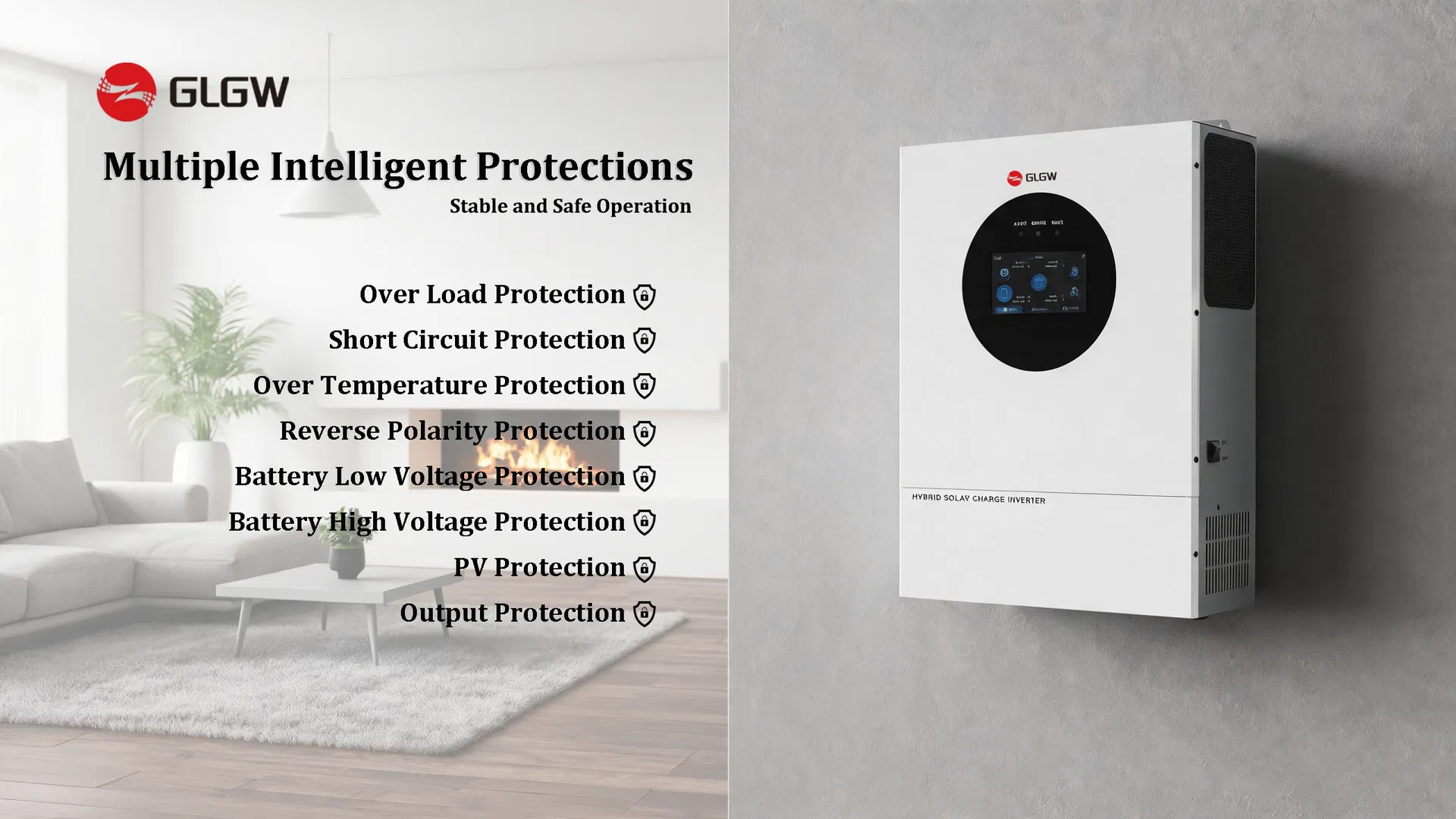 High Efficiency 6.2kw Residential Energy Storage Inverter MPPT Hybrid Inverter Premium Quality off Grid Home Solar Inverter