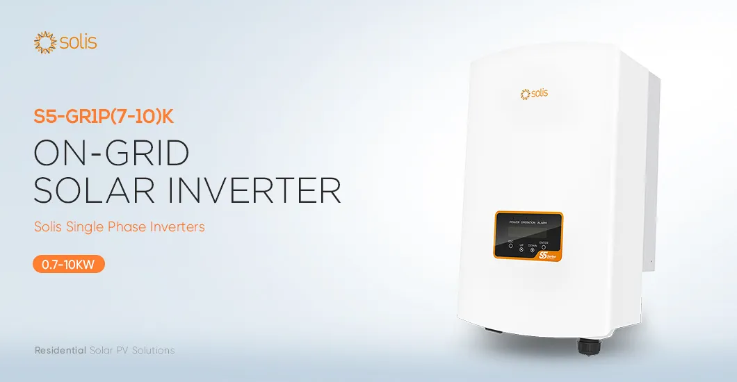 Inversor Solar Híbrido Sunark Solis 10kw para Sistema Residencial Conectado a la Red