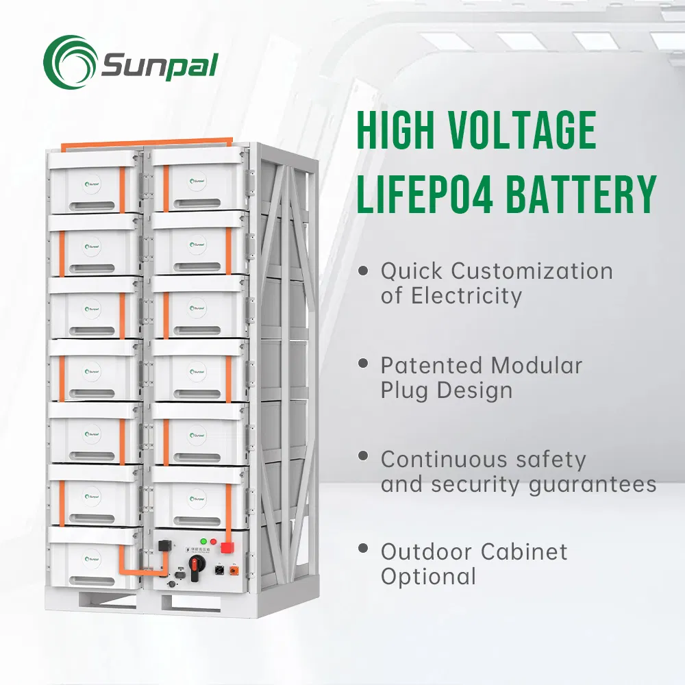 Sistema de Energía Solar Híbrido Sunpal 130kW 120kW 100kW 80kW Sistema de Inversor Solar Completamente