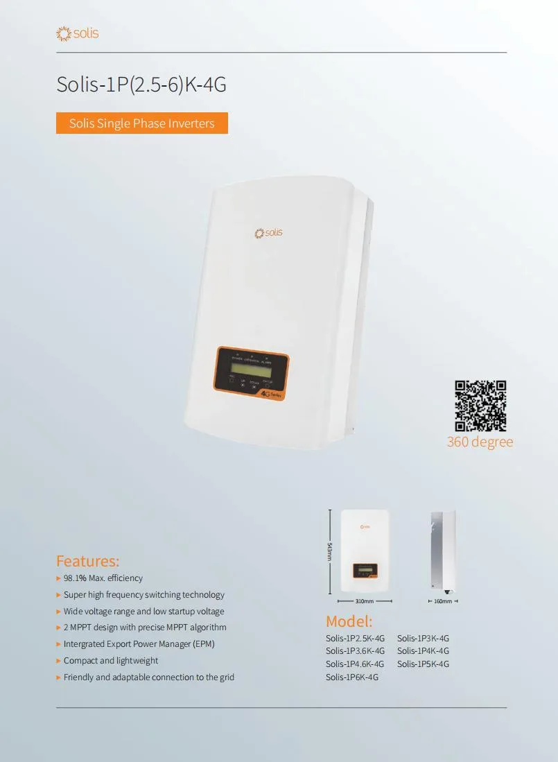 6kw Inversor Solar de Fase Única en Red Solar a la Venta Inversor Central Solar Energía Solar