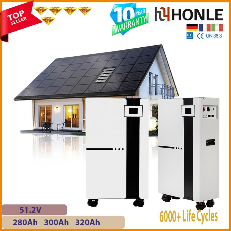 Inversor Solar de Onda Senoidal Pura de Compra al por Mayor con Batería Recargable Incorporada 14.336kwh 15.36kwh 16.384kwh Almacenamiento de Energía Solar
