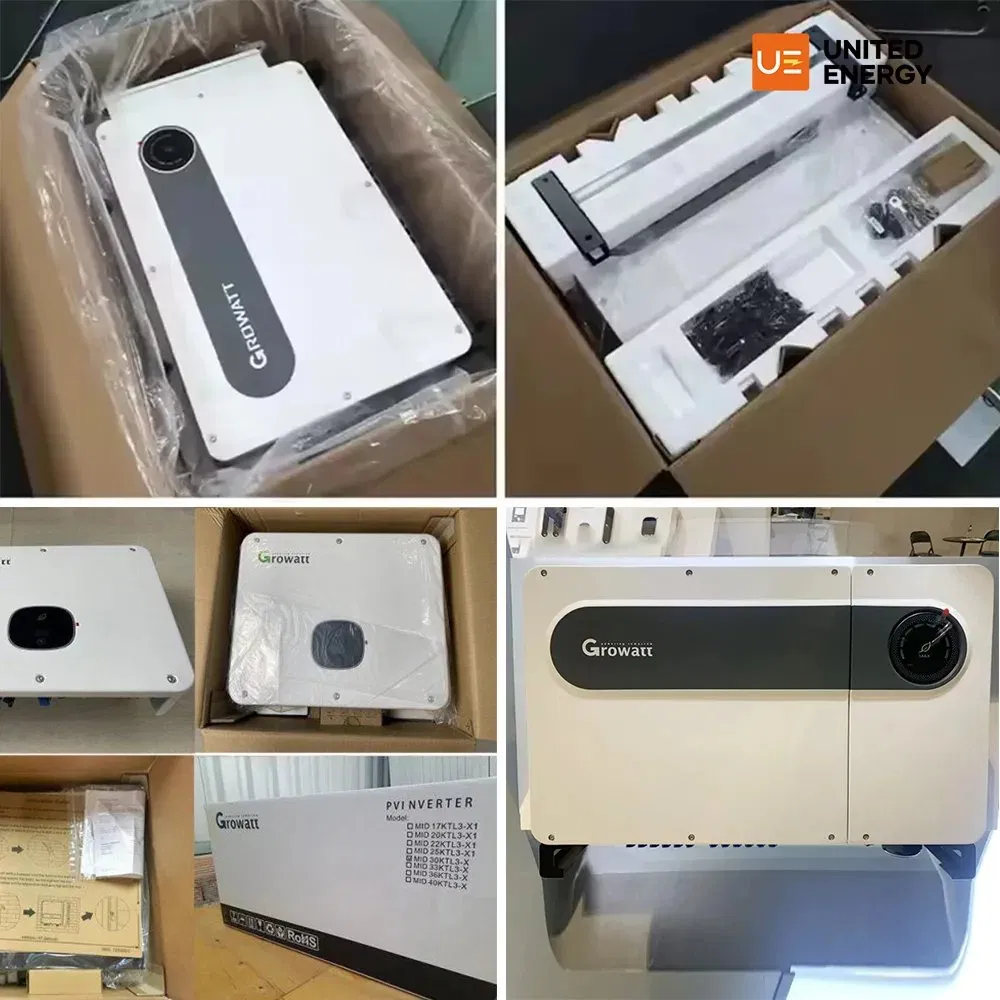 Mejor Precio Inversor Solar Growatt Instalación Exterior Trifásica 350kw 320kw 330kw en Inversor de Red String Inversor Central