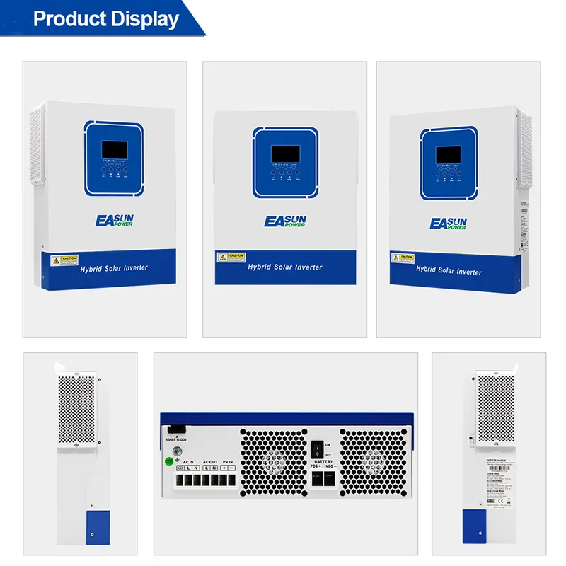 Inversor Solar Híbrido de Onda Sinusoidal Pura de Fase Única Montado en Pared MPPT WiFi de Alta Eficiencia 4kVA 3.6kw 24V