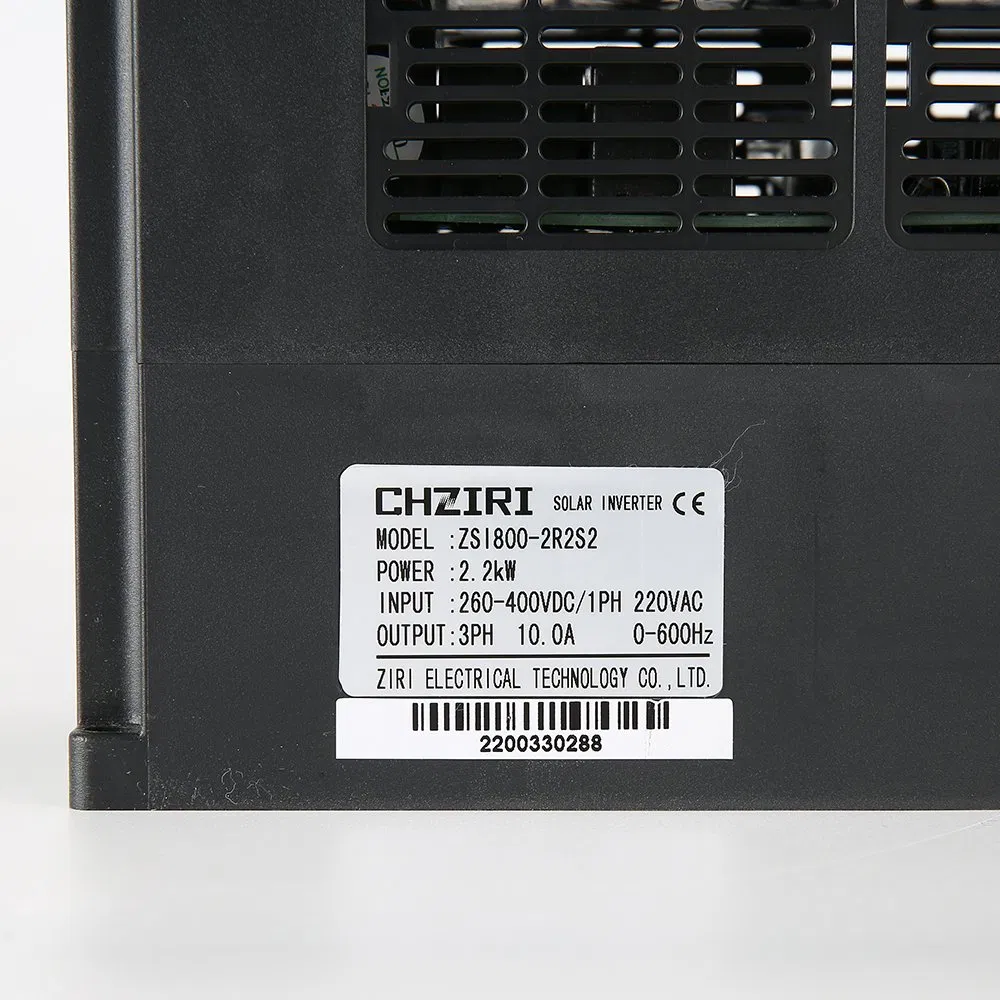 Inversor de Frecuencia de Alto Rendimiento 5.5kw para Control Solar con Convertidor de DC a AC MPPT