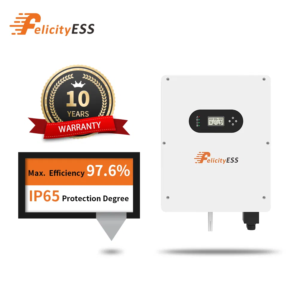 Sistema de Energía Solar Off-Grid con Inversor Solar Híbrido Felicity 10kw Inversor de Fase Dividida