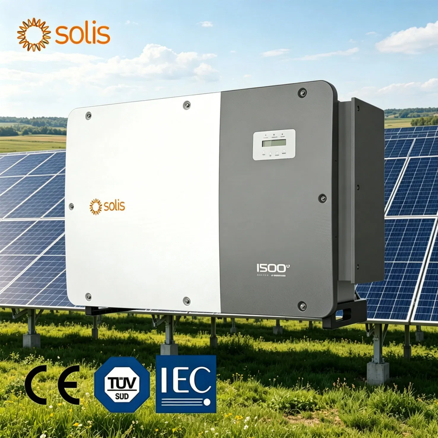 Pedido al por mayor de inversor solar Solis 215kw 250kw 255kw Inversor central de cadena OEM disponible 1500V Inversor de energía solar de alta eficiencia para proyectos a escala de MW