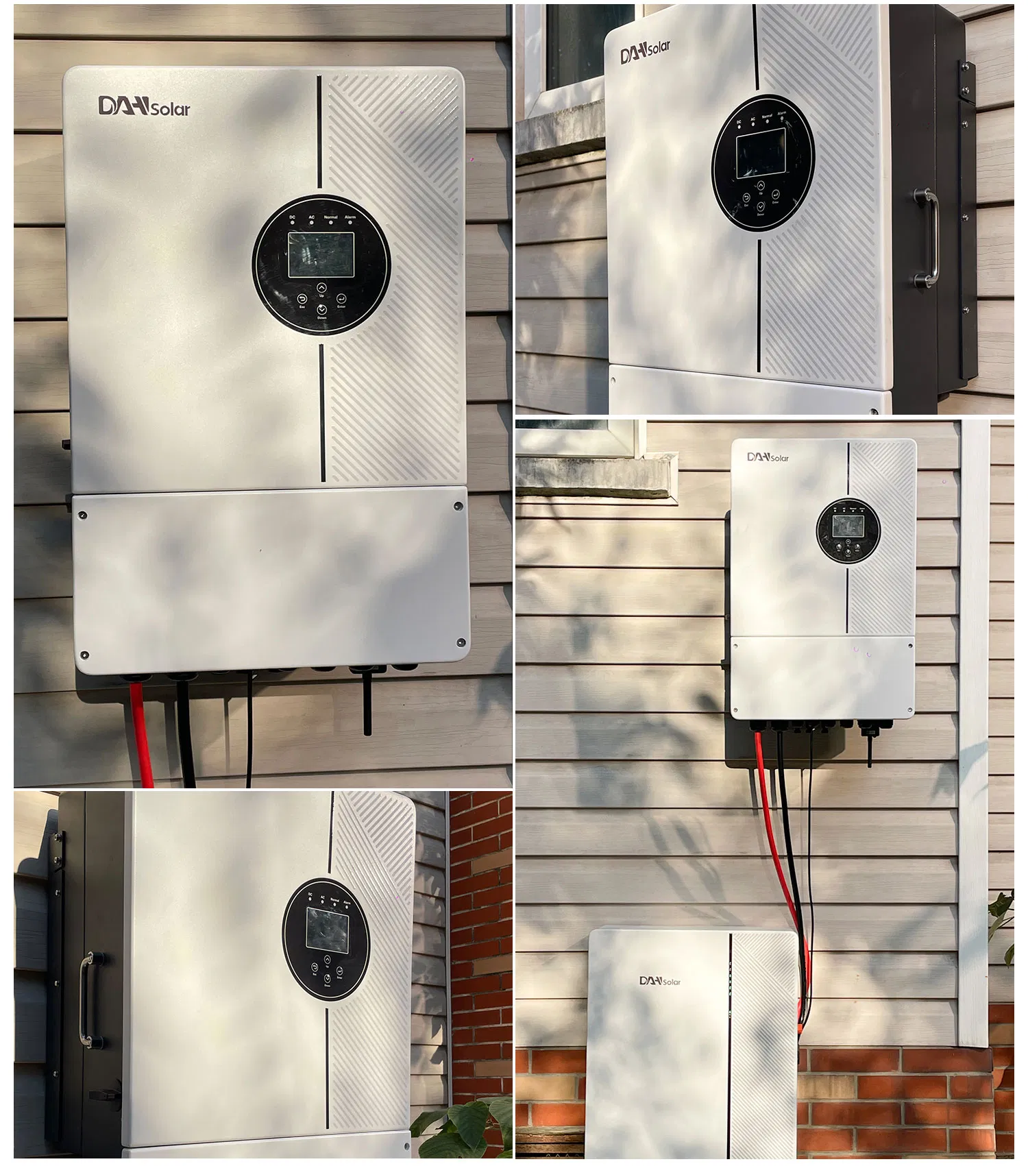 Diagrama de flujo de energía del inversor híbrido para el hogar