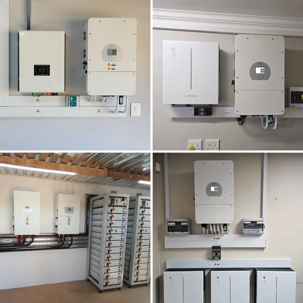 Deye 100kw 125kw Inversor Híbrido Trifásico con 10 Mppts Sic Mosfet Optimizado para Eficiencia en Gran Escala para Granjas Solares Comerciales de Megavatios