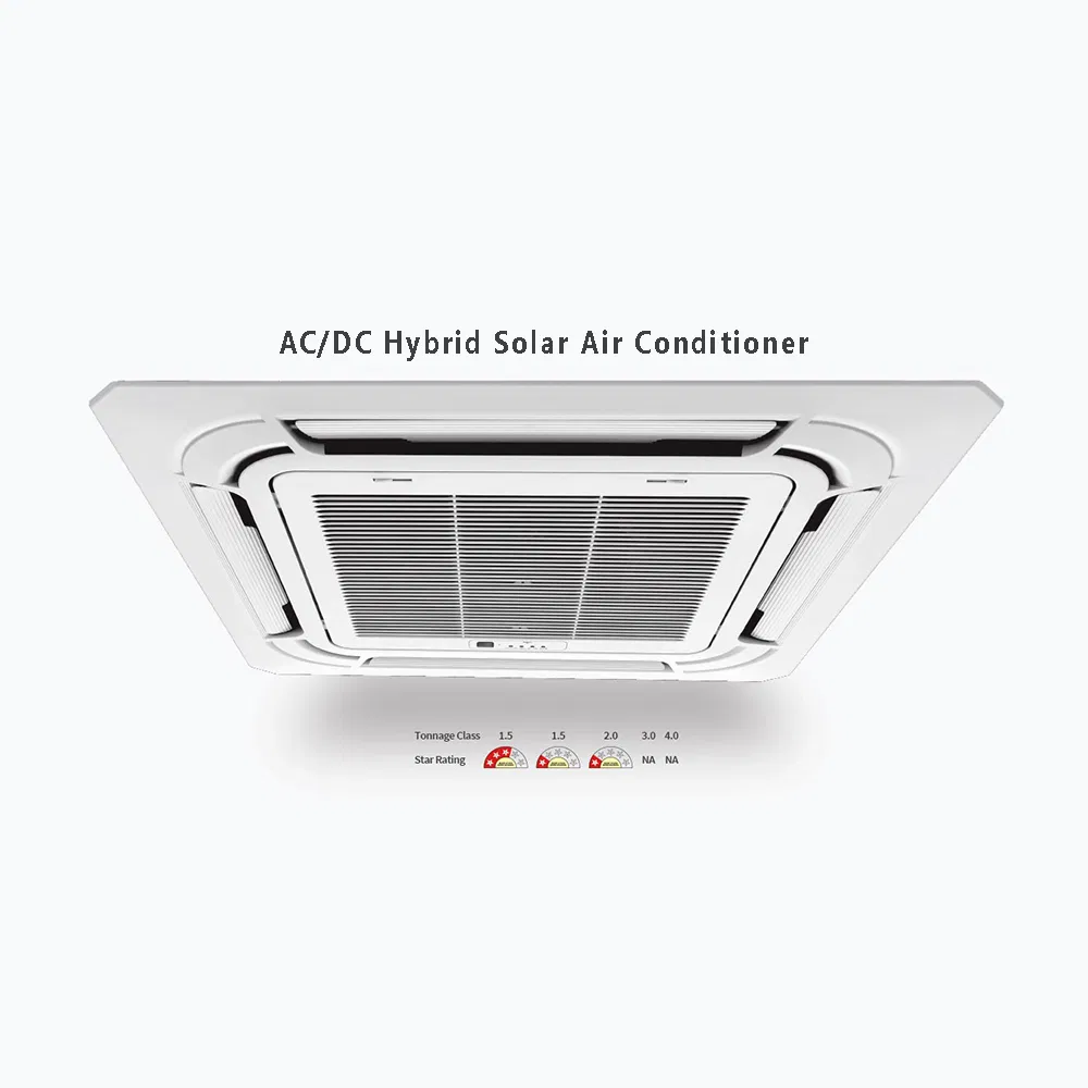 Sistema Solar Aire Acondicionado 24000BTU Inversores Acdc Híbrido