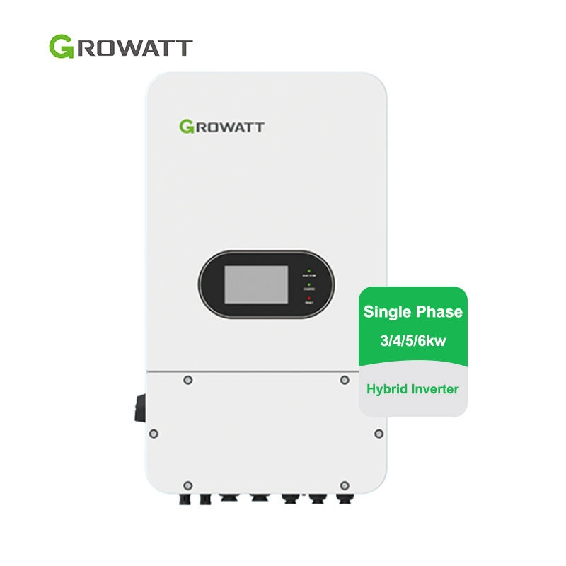 Inversor Solar Híbrido Growatt 5kw 6kw 10kw 15kw 5000W 3kw Precio de Inversores de Energía Solar Monofásicos