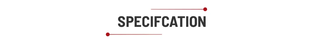 Tabla de especificaciones