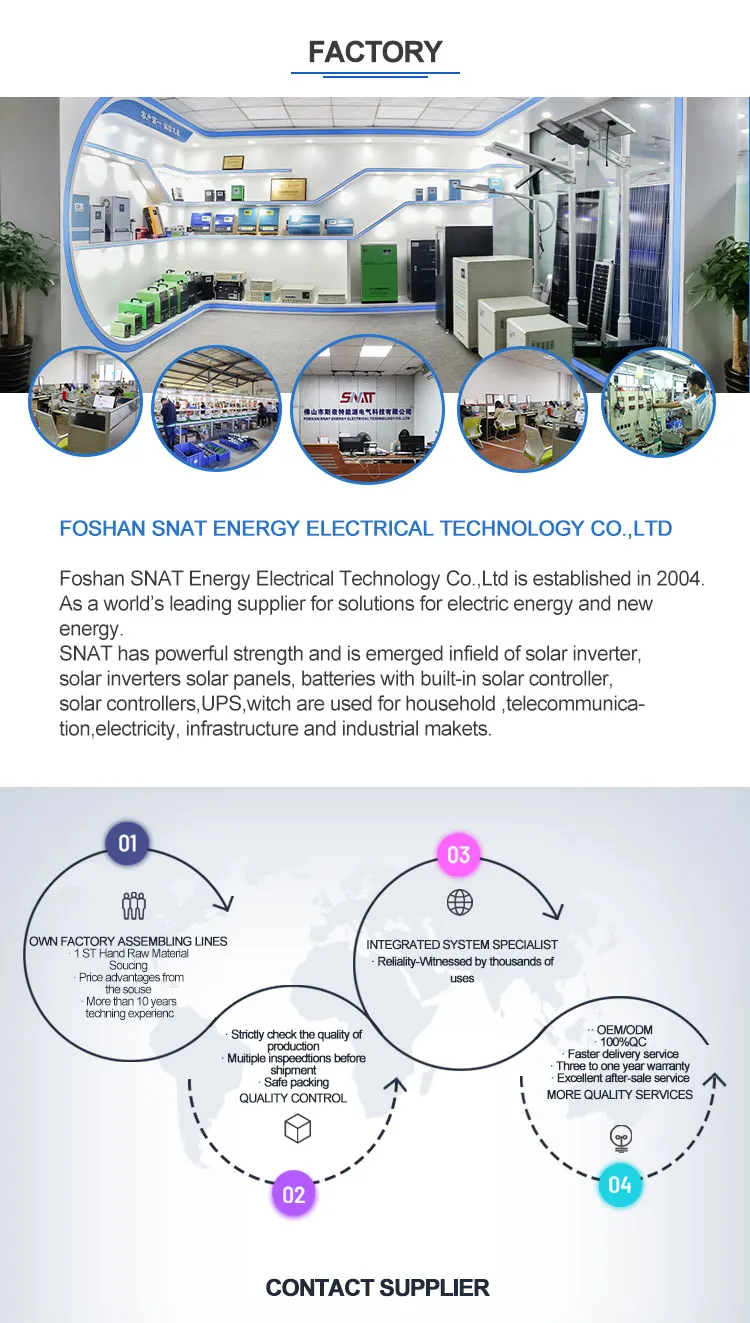 3kw 5kw Sistema de Energía Solar Off Grid con Inversor Híbrido