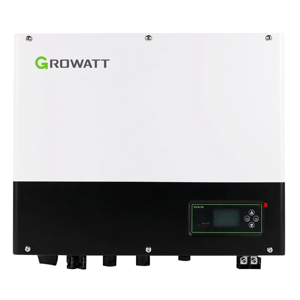 Inversor Solar Híbrido Growatt Sph 5kw 6kw 8kw10kw Inversor Solar de Almacenamiento Trifásico 380V Uso en Sistema Solar Híbrido con Batería de Litio