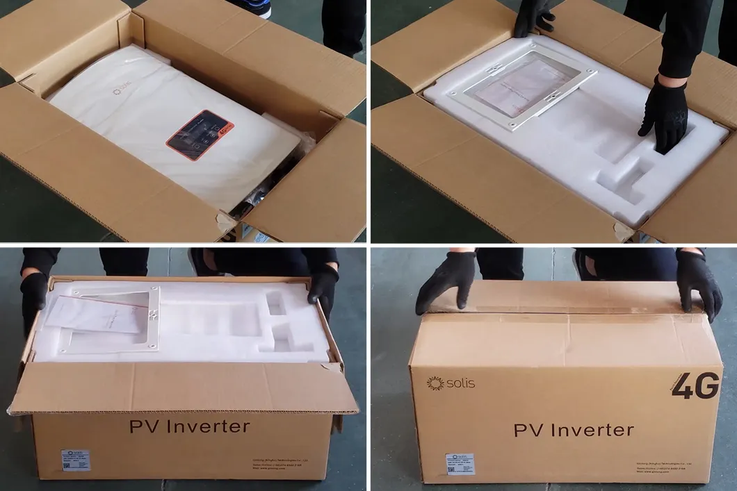 Embalaje del inversor solar 1