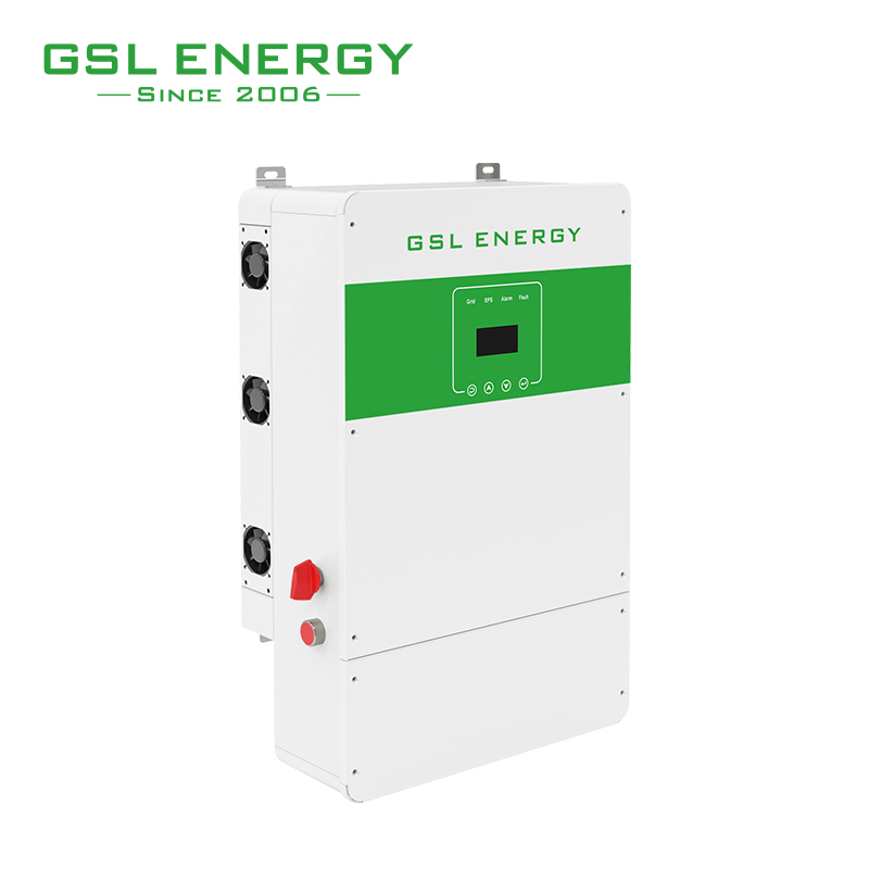 Gsl Energía 48V 3 Inversor Solar de Fase Batería 8000 Inversor de Vatios Máximo 12kVA Entrada PV Sistema de Energía Solar Inversor Híbrido