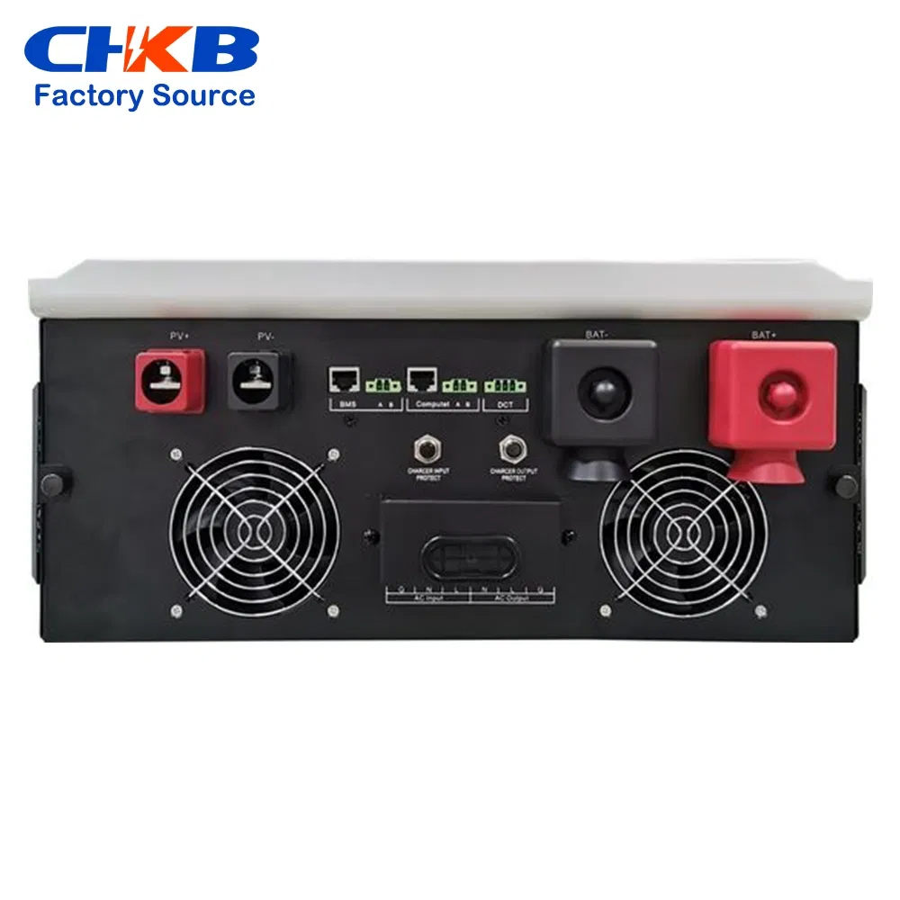 Inversor de Almacenamiento de Energía Híbrido Solar de Alta Frecuencia Onda Sinusoidal Pura con Controlador MPPT Integrado 4000W para Generación de Energía Fuera de la Red en el Hogar 80A