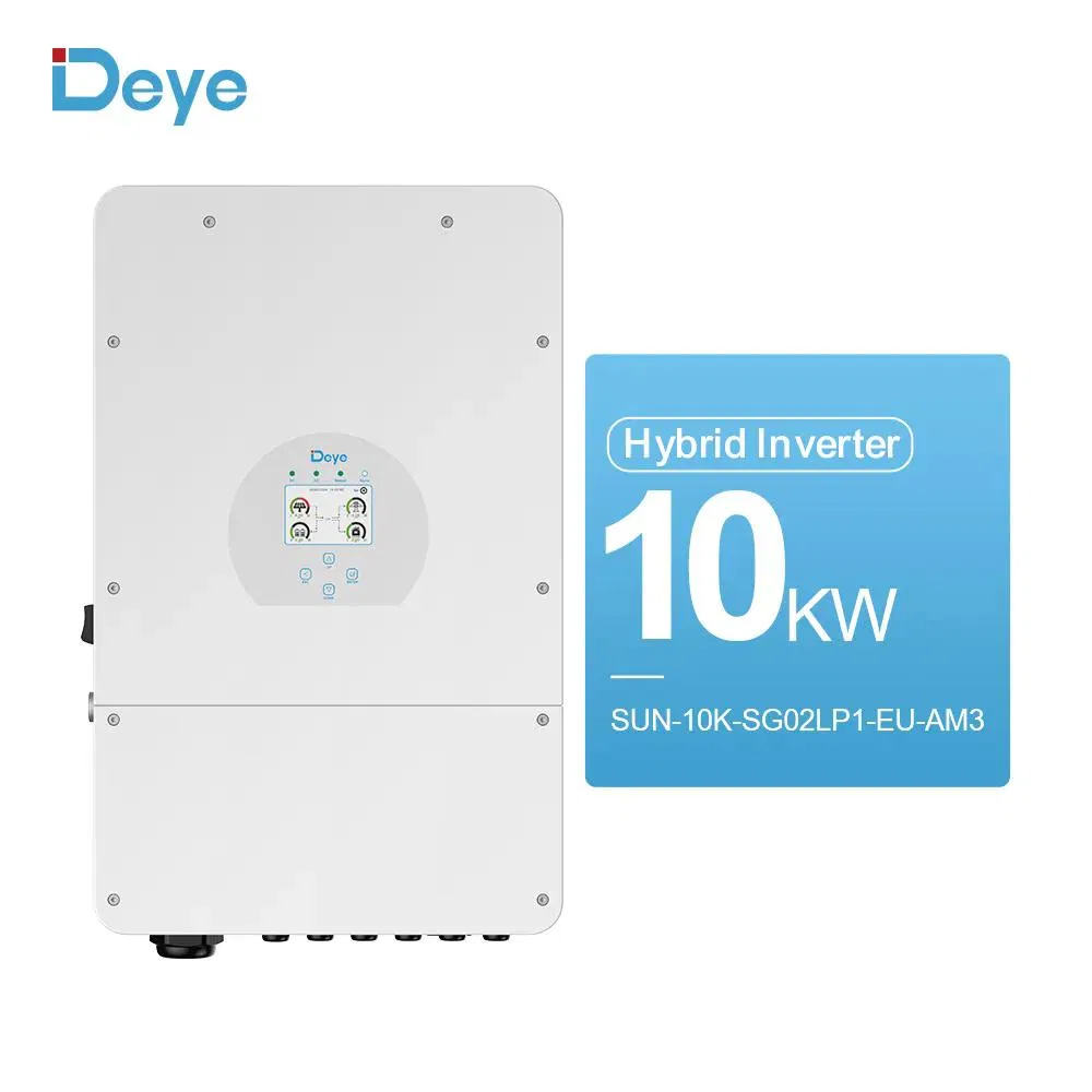 Deye Sun-10K-Sg02lp1-EU-Am3 Inversor Solar Híbrido de Fase Única 10kw