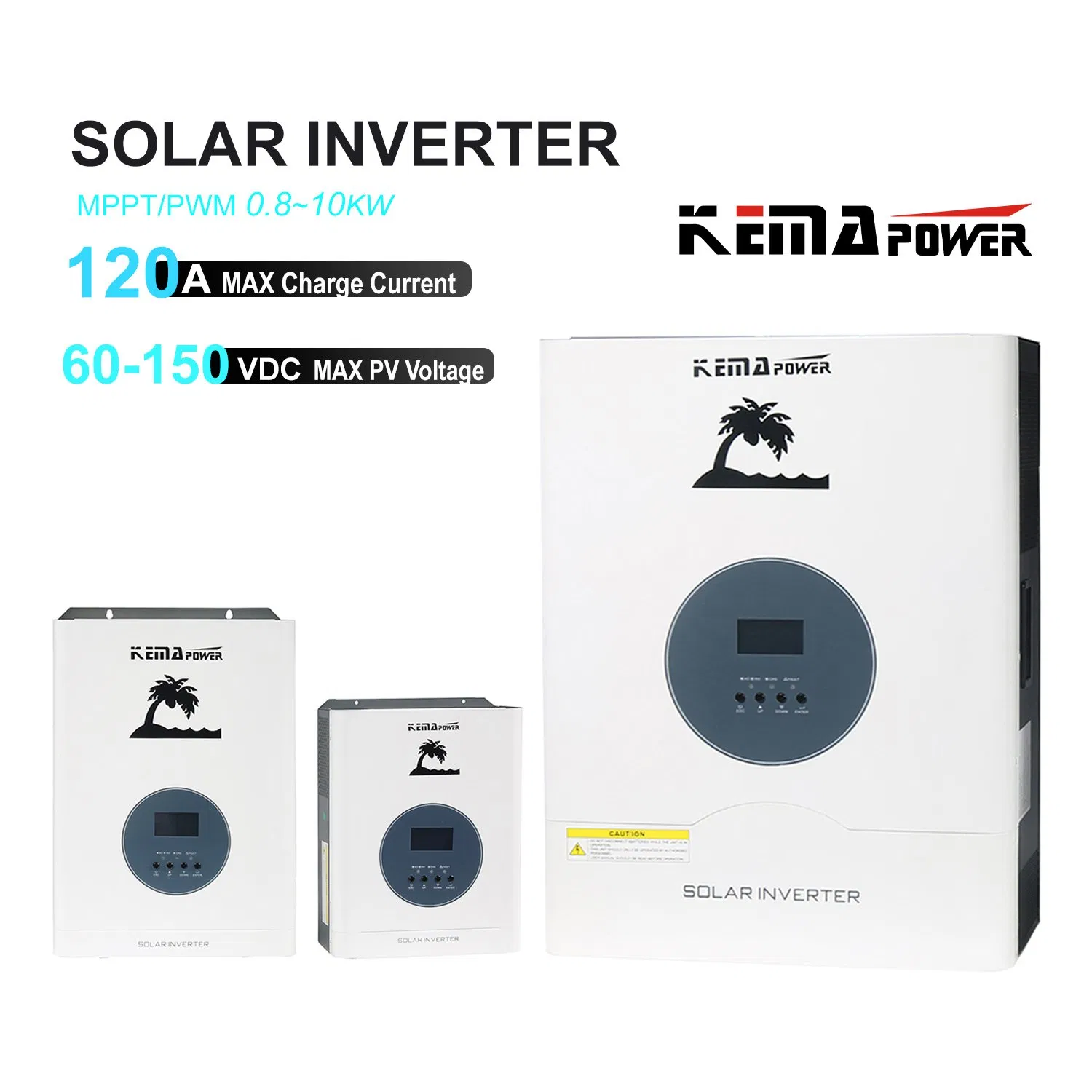 220V Inversor Solar de Frecuencia Industrial Fuera de la Red 5kw Inversor de Energía Solar 1kw 4kw 8kw 10kw WiFi incorporado