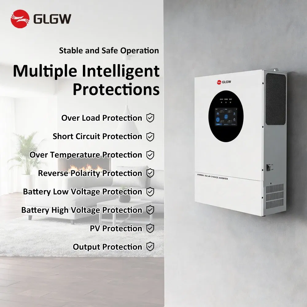 High Efficiency 6.2kw Residential Energy Storage Inverter MPPT Hybrid Inverter Premium Quality off Grid Home Solar Inverter