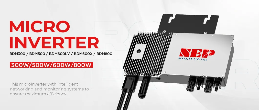 Sistema Solar Inversor de Bajo Precio Onda Sinusoidal Pura Alta Frecuencia Bdm 300/500/600/800W-230V Inversor Solar en China