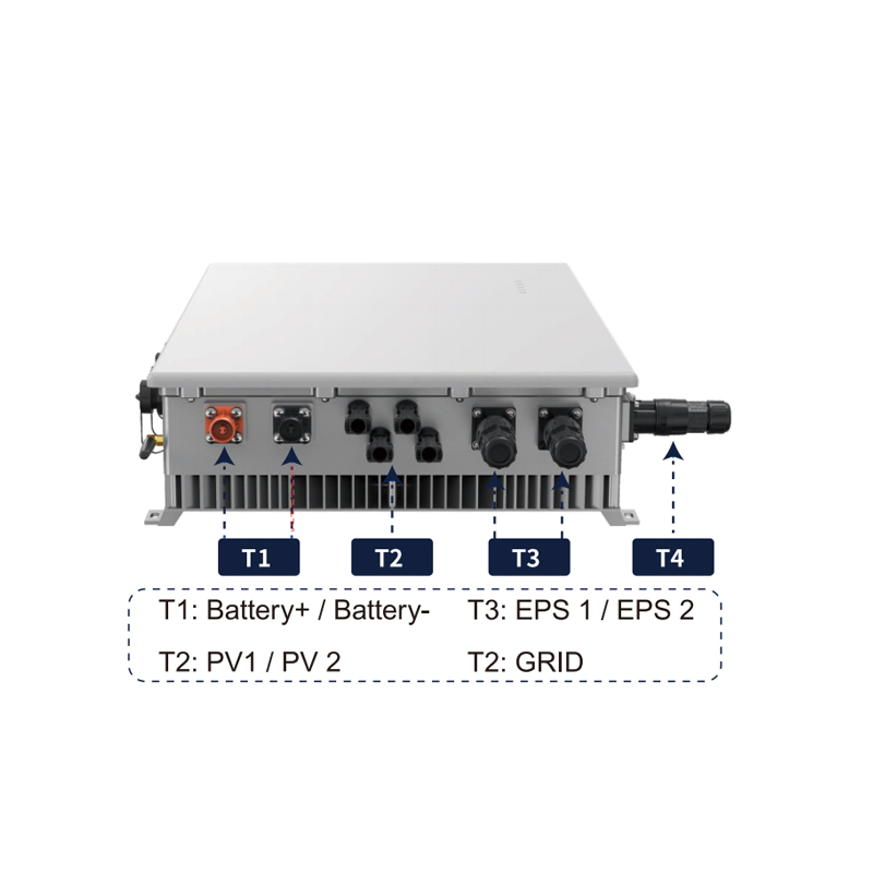 Inversor de Alta Frecuencia Wahbou off/on-Grid 6kVA Inversor Solar off Grid, IP65protection Nivel, 5-Year Reemplazo de Garantía
