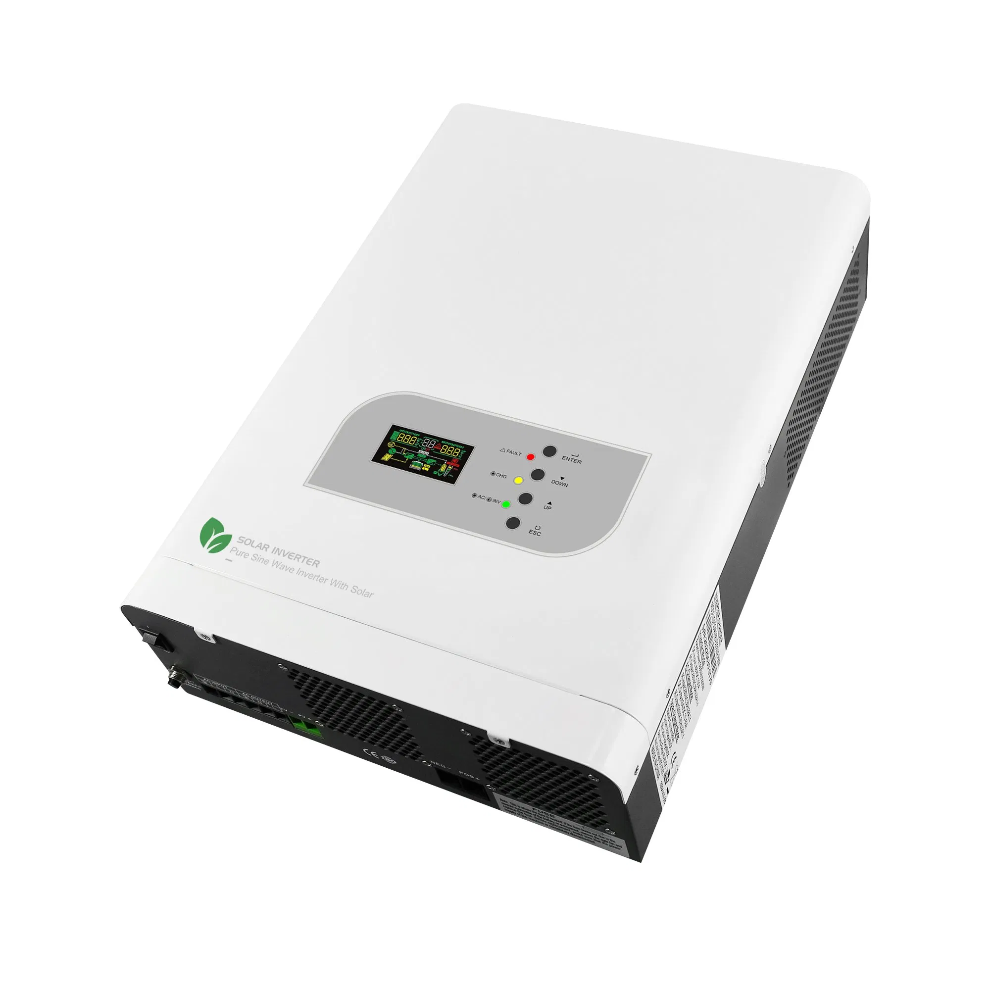 Inversor híbrido de onda sinusoidal pura solar residencial fuera de la red monofásico DC-AC 800W EMS