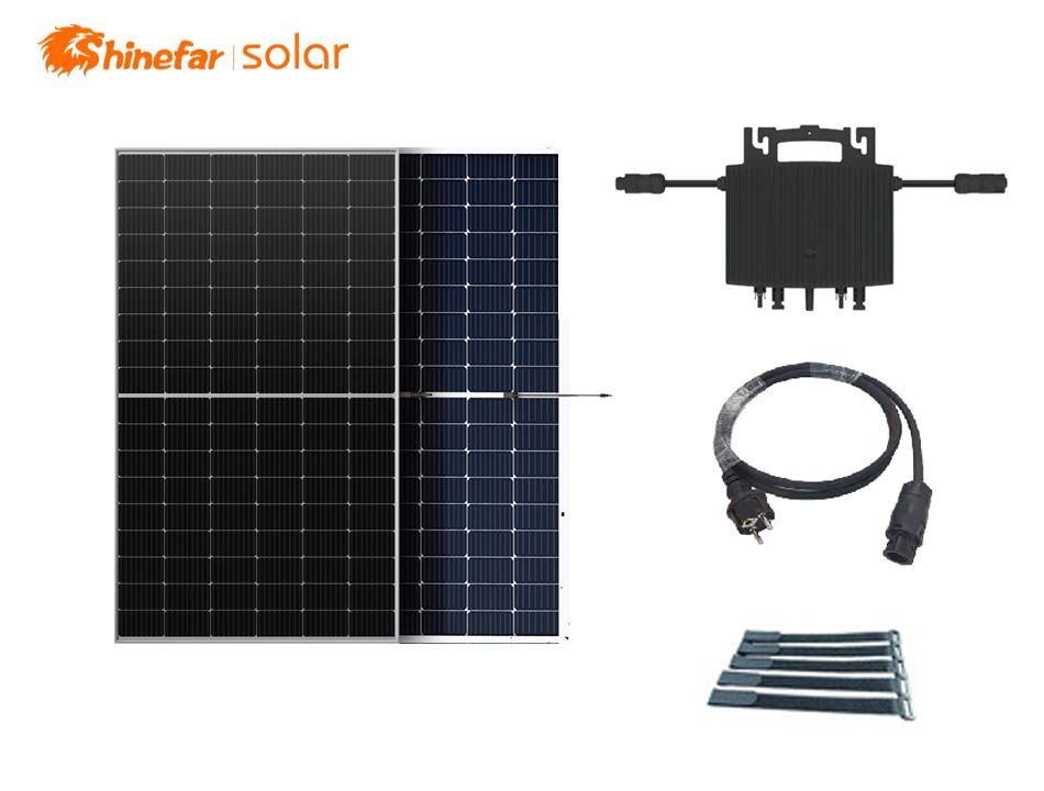 Shinefar 1600W Microinversor 4 en 1 Unidad para uso del sistema solar