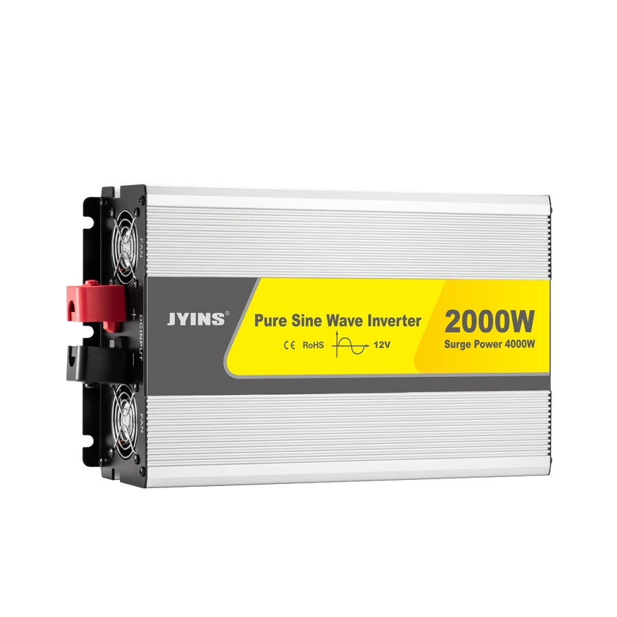 2000W 12V/24V/48V CC a CA 110V/220V/230V Inversor de energía solar de onda sinusoidal pura