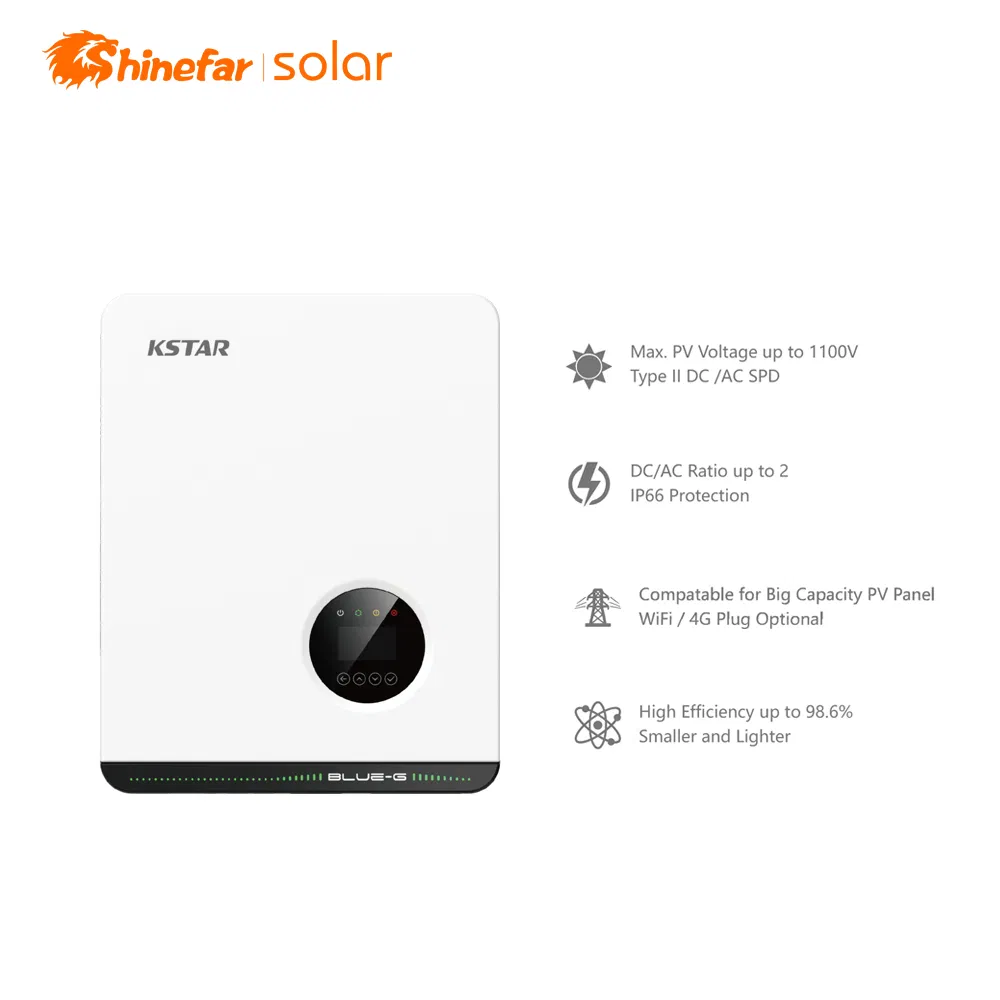 Venta Caliente Salida 400V 20kw Sistema de Almacenamiento de Energía de Batería Inversor Solar Híbrido