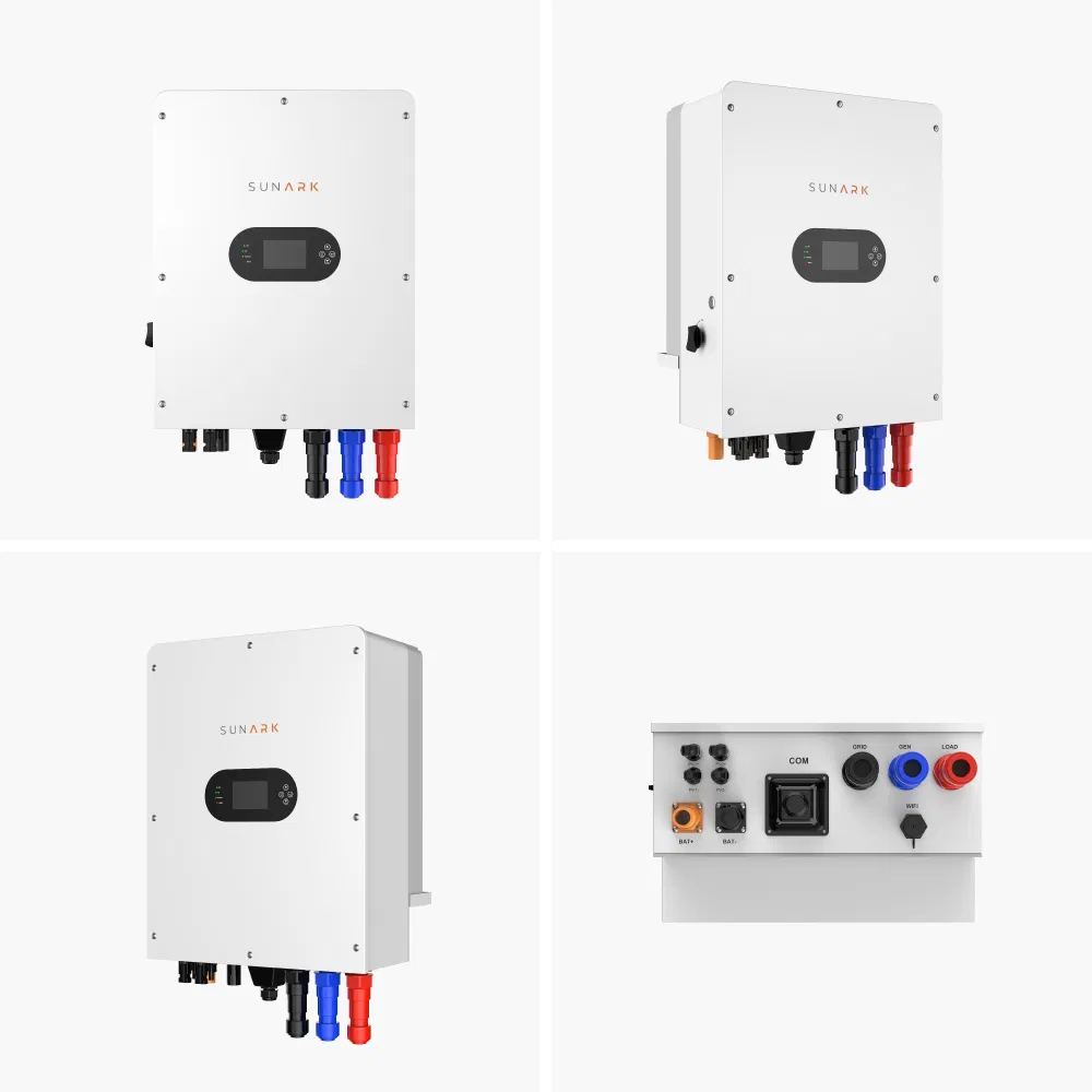 Inversor de Almacenamiento Solar Sunark Renewable Energy 48V 5kw 7kw 8kw Inversor Solar Híbrido con Batería para el Hogar