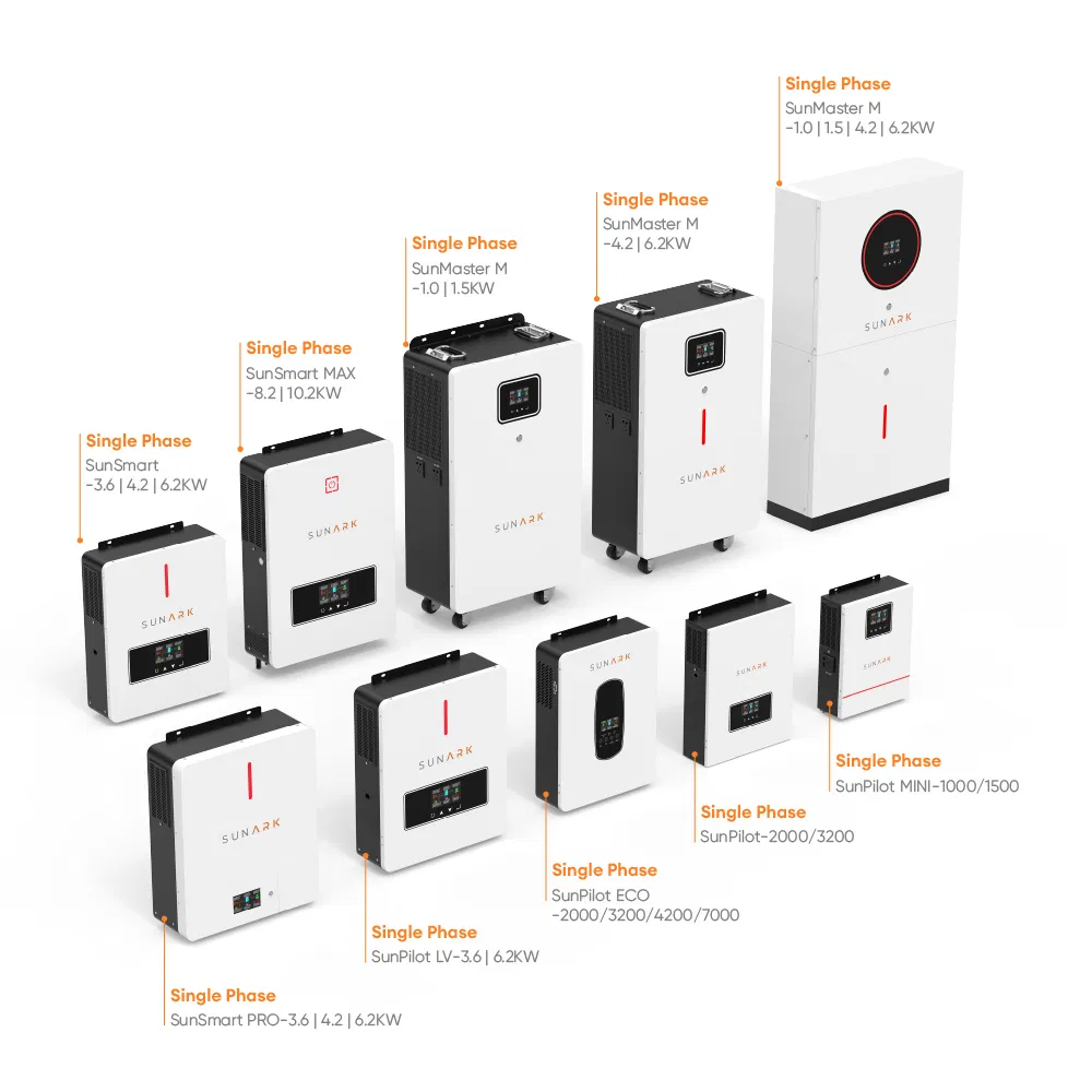 Inversor Solar Inteligente Sunark de Baja Frecuencia 3600W 5000W 6.2kw Inversor Híbrido Solar Fuera de la Red en África
