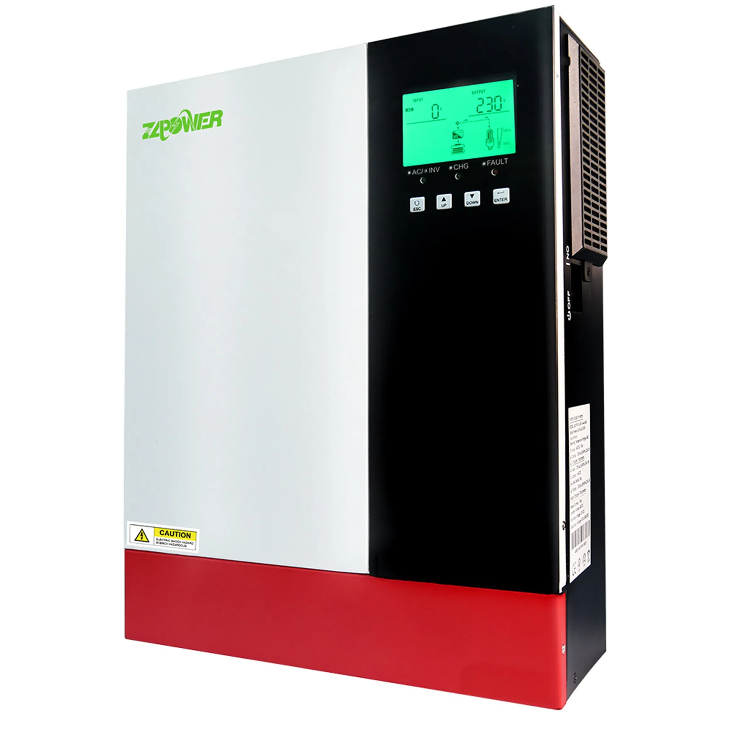 5kVA Inversor Solar 5.5kw 48V 500VDC Entrada FV Almacenamiento de Energía en Casa Batería Inversor FV