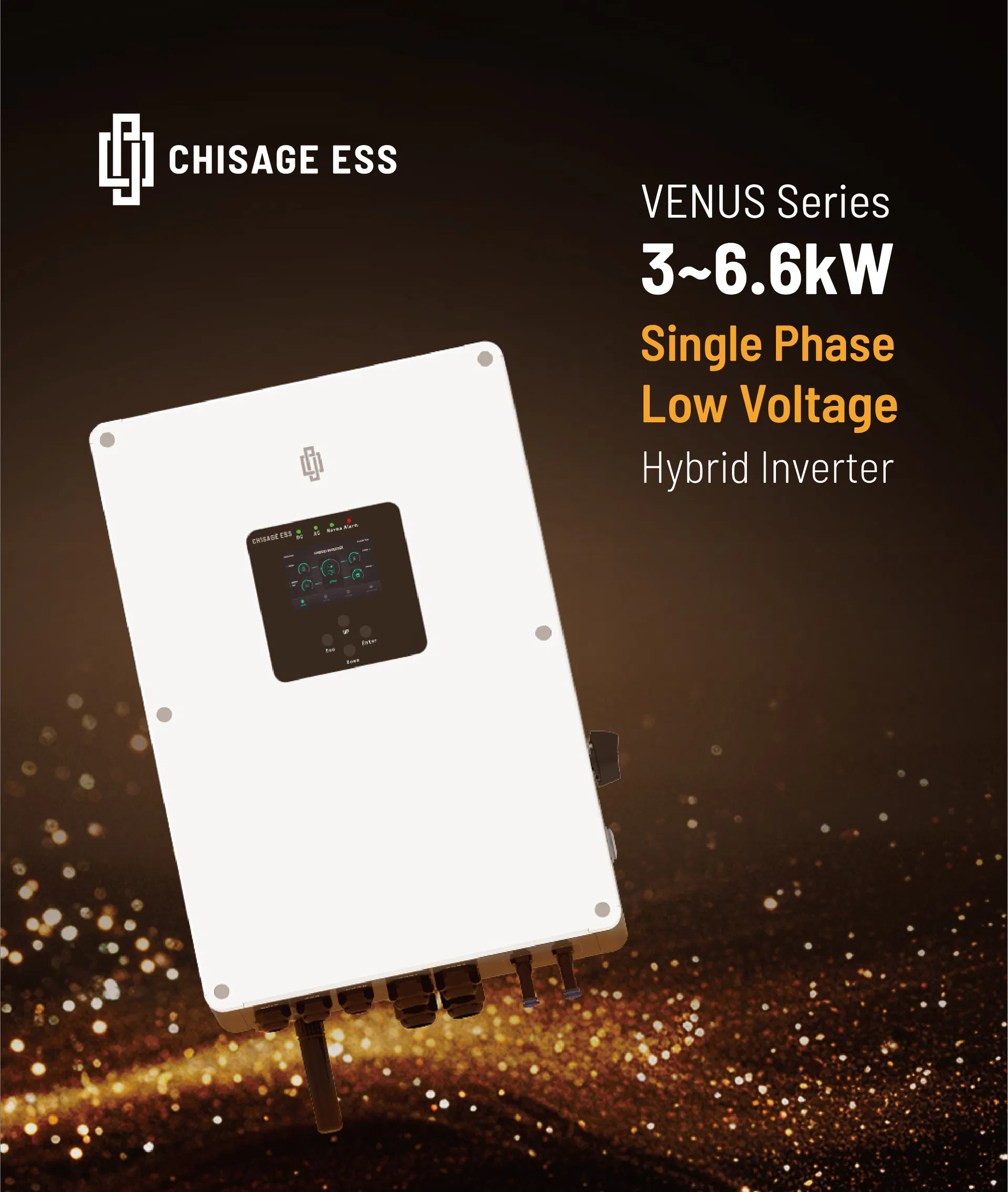 Inversor Solar de DC a AC 3kw 3000W Inversor Híbrido Monofásico 48V 97.6% Inversor para Hogar de Alta Eficiencia