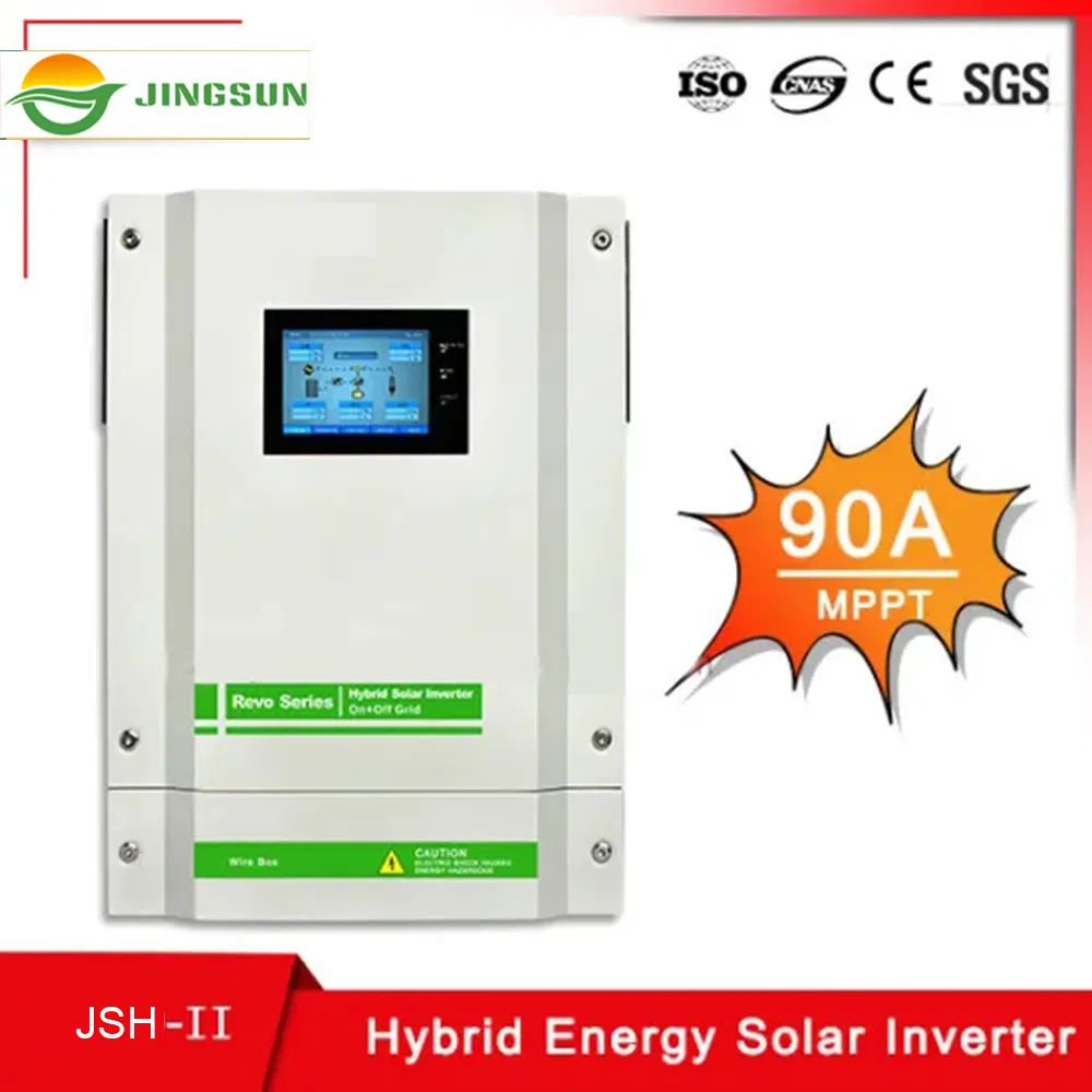 Inversor híbrido solar conectado a la red, portátil, de fácil instalación y de alta eficiencia para el hogar