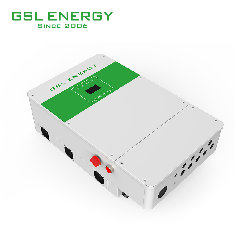 Gsl Energía 48V 3 Inversor Solar de Fase Batería 8000 Inversor de Vatios Máximo 12kVA Entrada PV Sistema de Energía Solar Inversor Híbrido