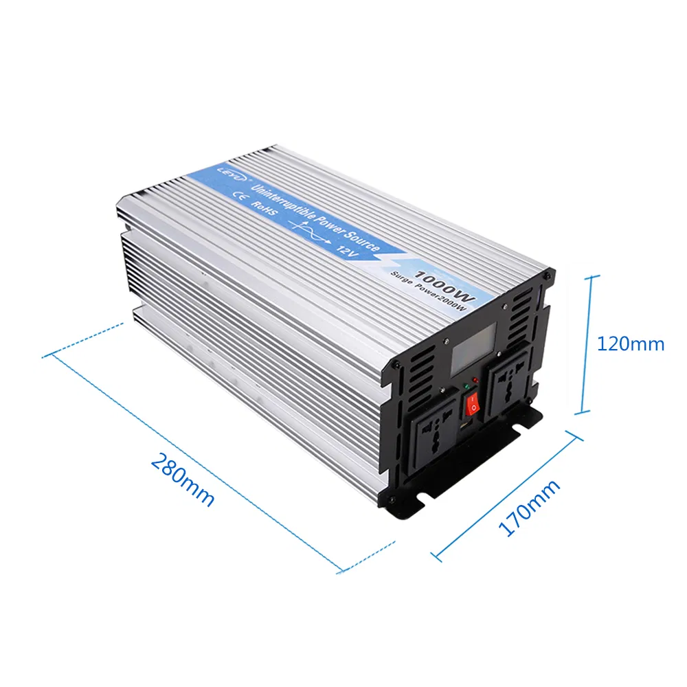 1000W Batería de Almacenamiento de Energía de Litio Inversor Solar