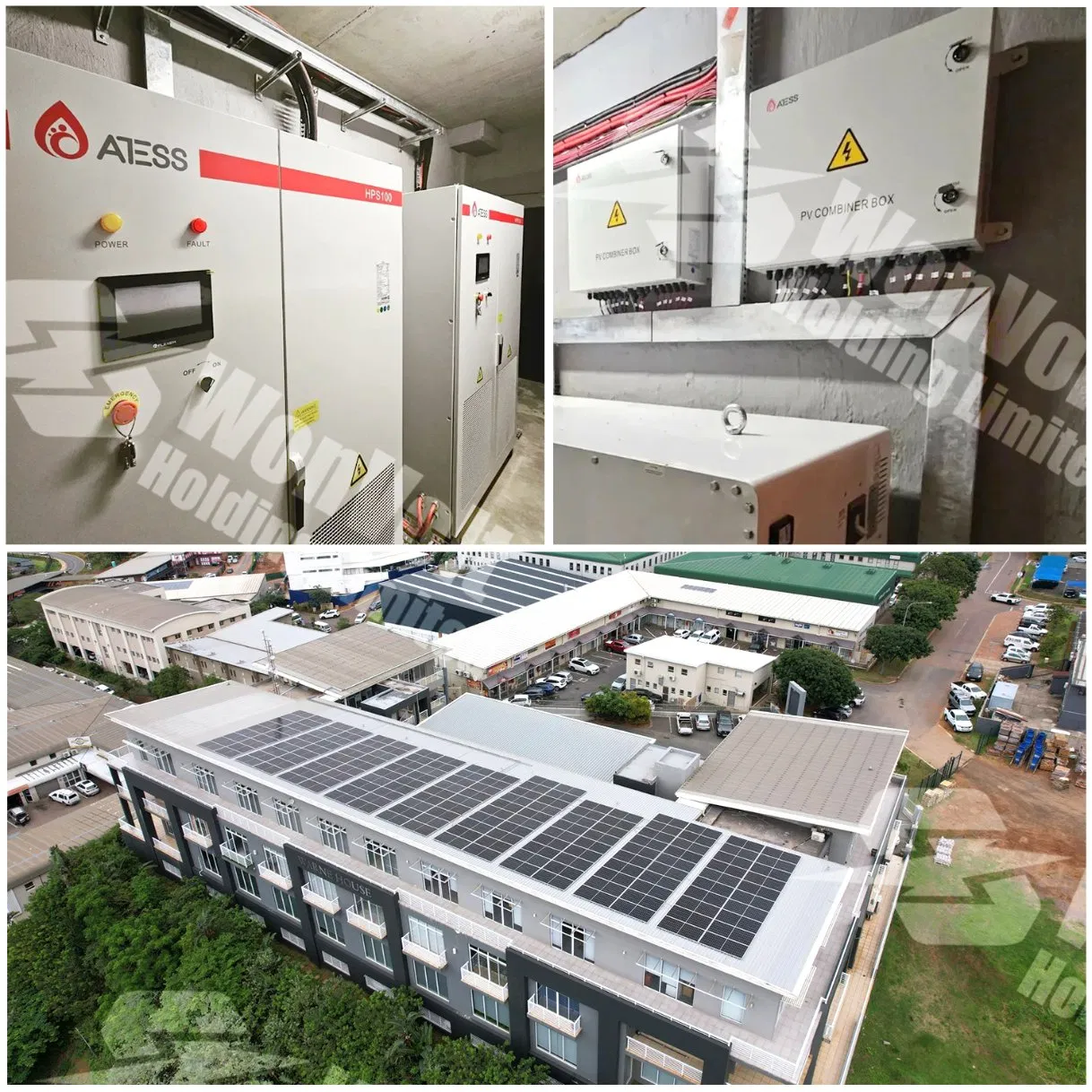 Stock PCS250s PCS350s PCS500 PCS630 Carga de Batería de Inversor Sistema de Almacenamiento Bess Parque Solar