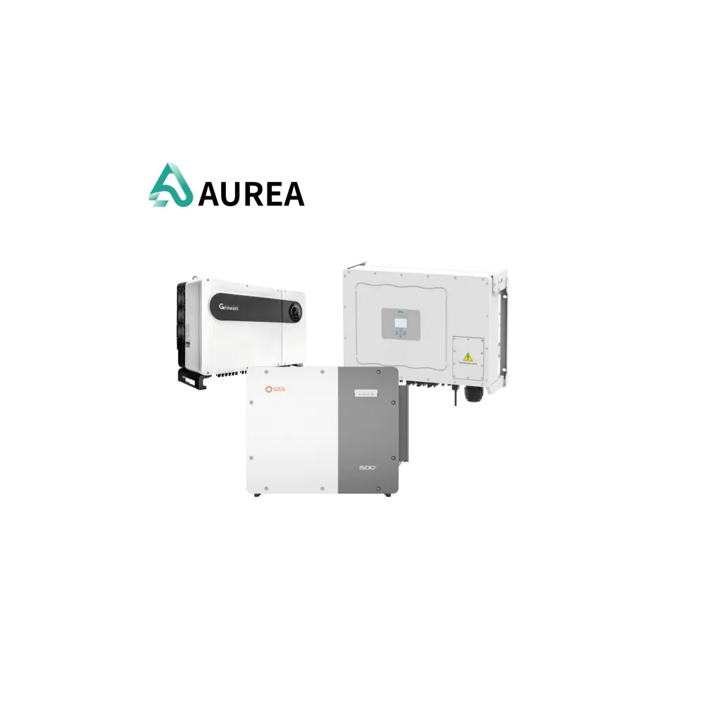 Sistema Híbrido de Energía Solar Aurea 30kw 50kw 80kw 100kw 150kw 200kw con Inversor Deye Solis Batería de Ión de Litio Panel PV para Sistema Solar Híbrido