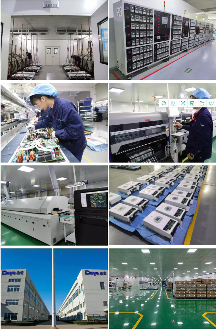 30kw 40kw 50kw Inversor Trifásico Híbrido de Red/Desconectado Sistema de Almacenamiento de Energía Solar con Batería Bess Industrial LiFePO4 Batería