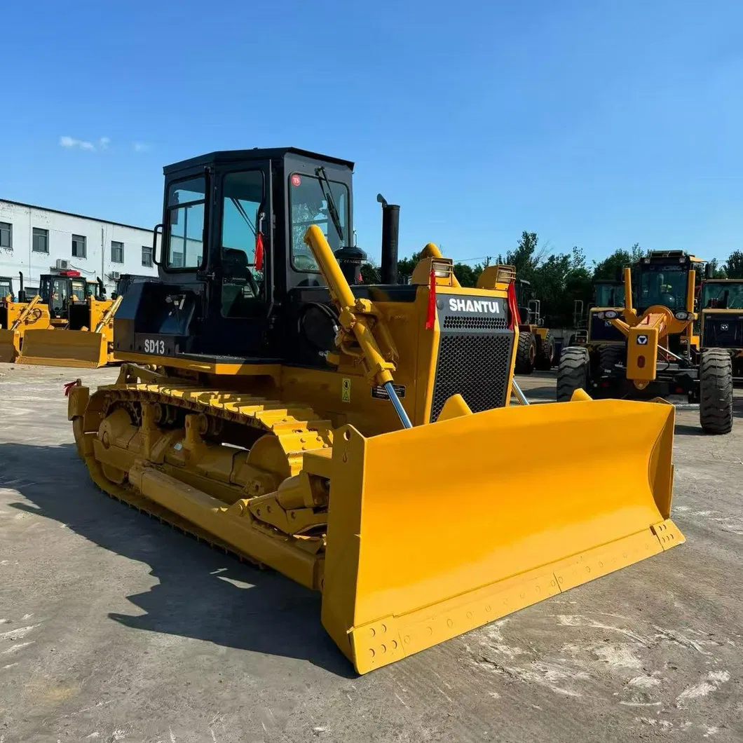 Bulldozer de oruga Shantui usado, bulldozer de cadenas a precio barato, China Shantui SD13 Bulldozers usados