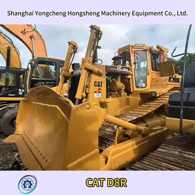 Fabricación de Dozer Rastreado 15L Desplazamiento Cat D8r Bulldozer Crawler Pequeño Usado