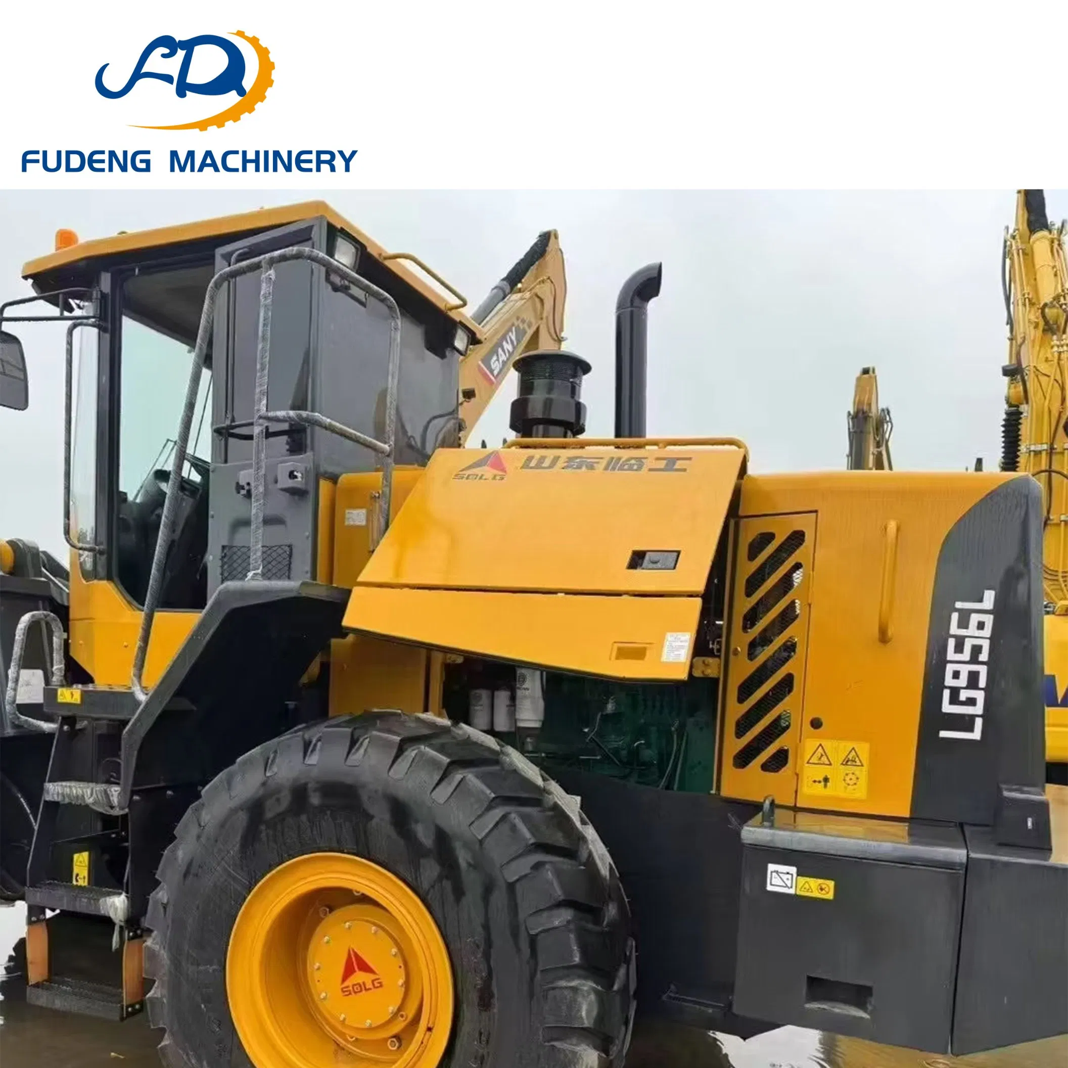 Cargadora de Ruedas Lingong 956L Usada de Alto Rendimiento con Hidráulico Frontal en Venta