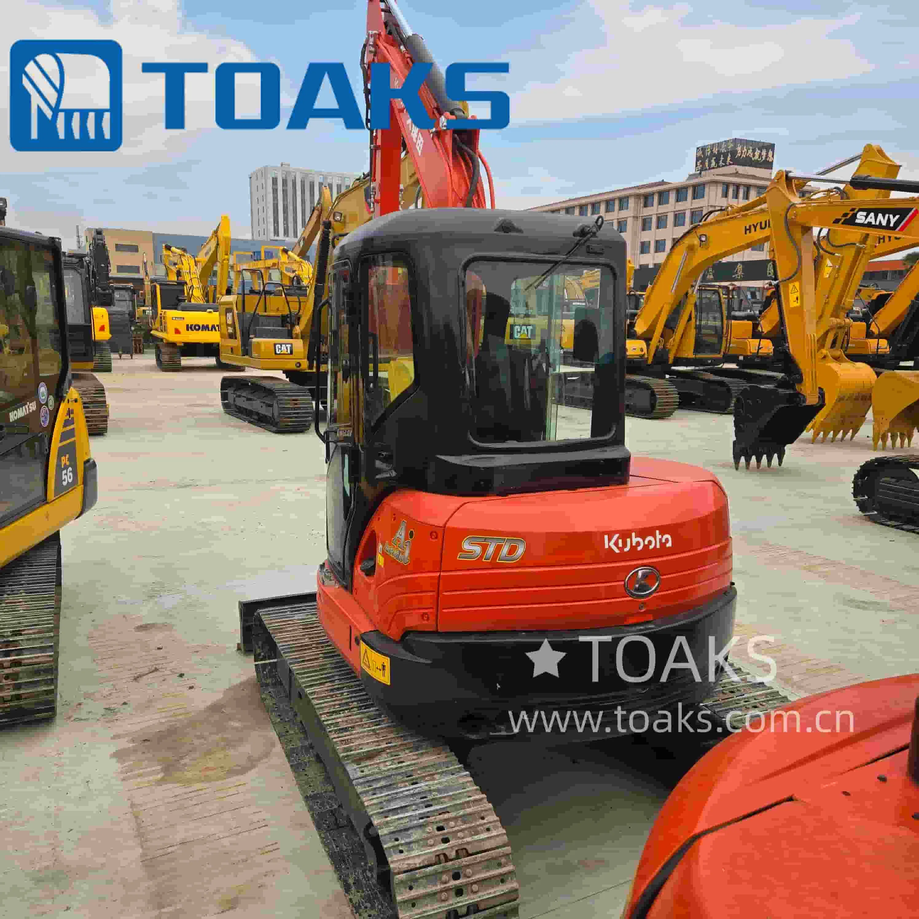 Excavadora de oruga mini Kuobota usada de Japón Kx155 Kx165 Kx135 Kx183 Kx163 para construcción, paisajismo y trabajo agrícola con sistema hidráulico certificado por EPA y CE