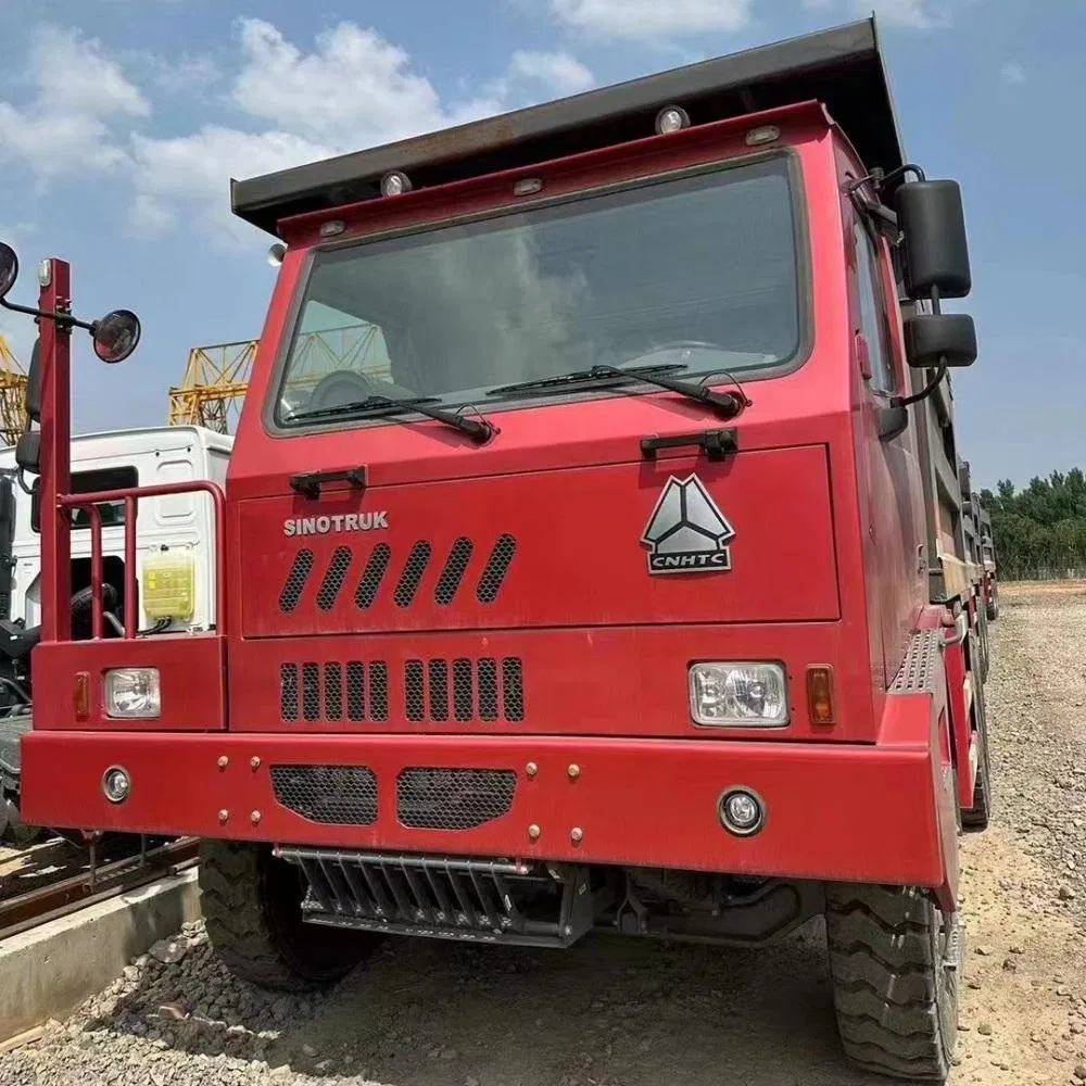 Camión de minería diésel, camión volquete articulado usado