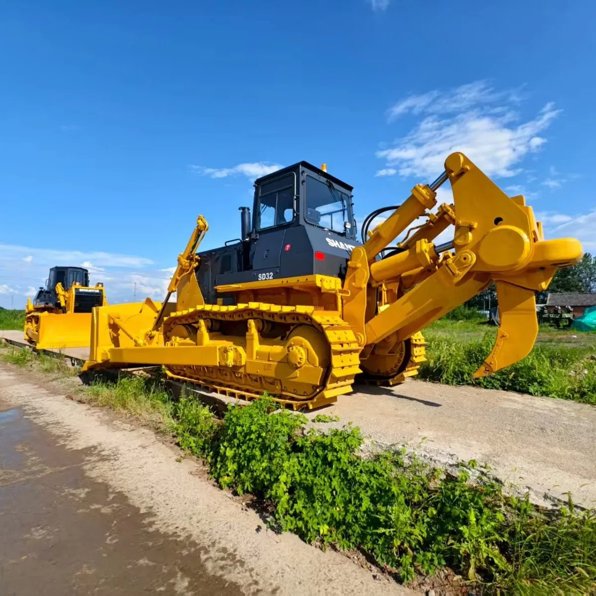 Bulldozer Shantui Usado SD32 Bulldozer de Pantano Dozers en Venta
