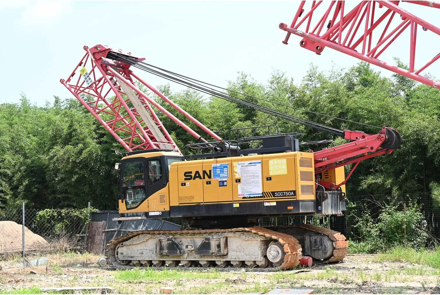 90ton Grúa de oruga usada para construcción 90ton Otras grúas de oruga usadas para edificación