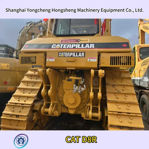 Fabricación de Dozer Rastreado 15L Desplazamiento Cat D8r Bulldozer Crawler Pequeño Usado