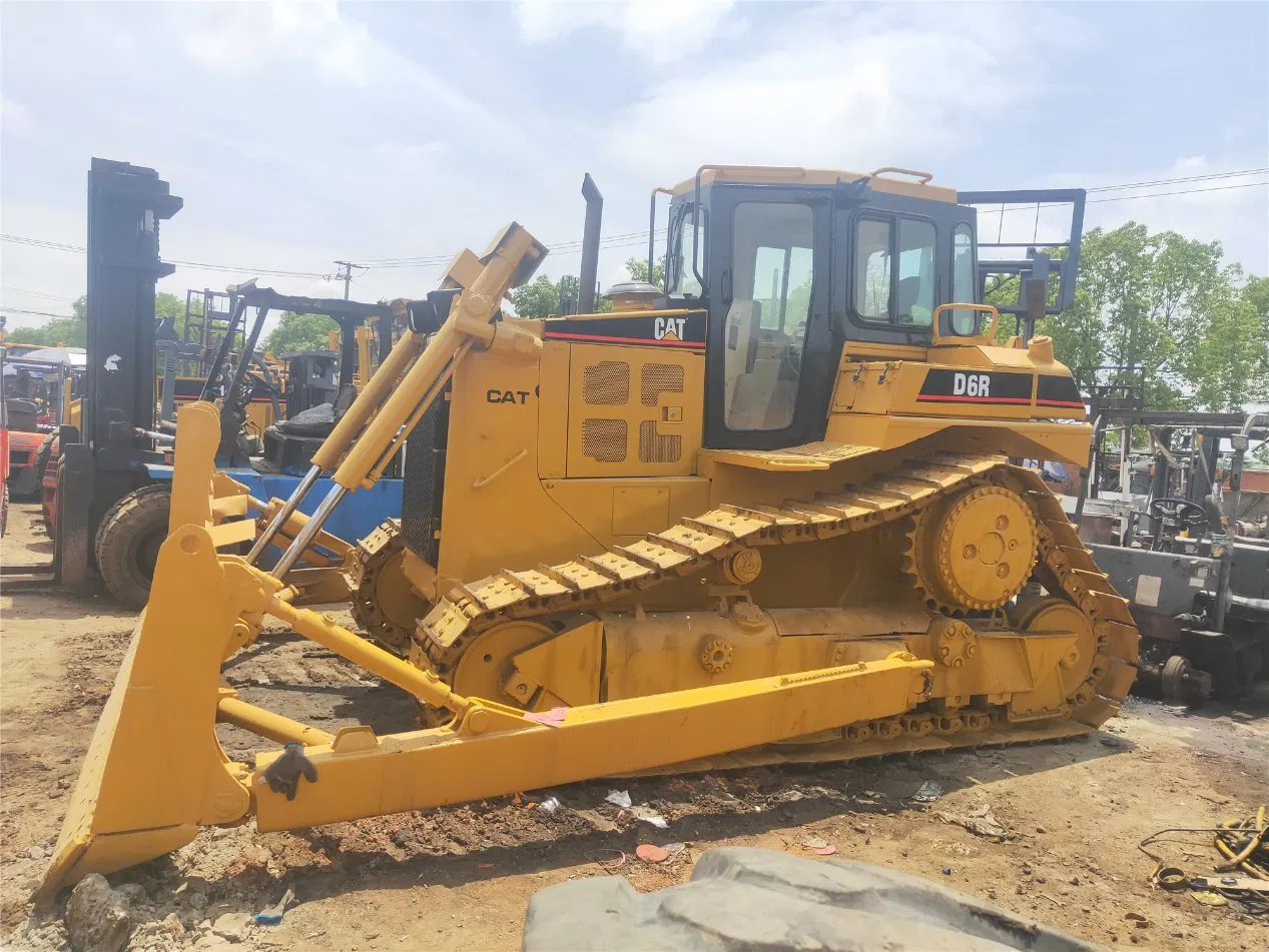 Bulldozer de oruga de segunda mano Cat D6r Bulldozer original usado Caterpillar V Tractor de orugas