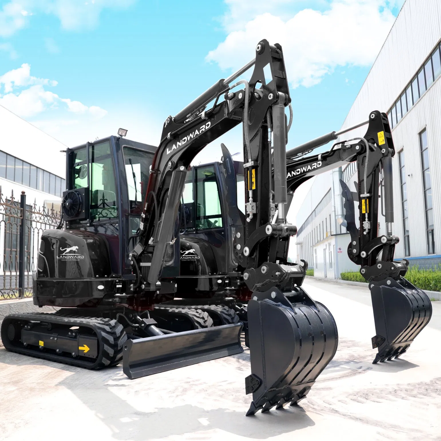 Fábrica Terrestre Mayorista EPA 3.5ton Mini Excavadora 1.2 Tonelada Excavadora de Oruga 1ton Precio Usado Trencher 1200kg Euro 5 CE Hidráulica Pequeña Excavadora 2ton Envío Gratis
